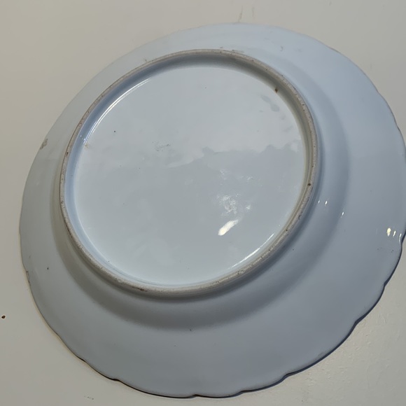 Gold trimmed DEER winter scenery collector plate - Picture 2 of 2